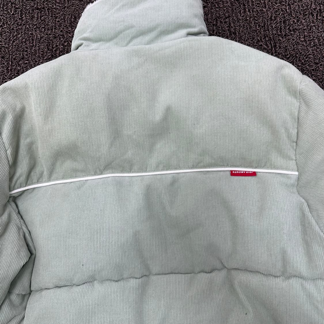 0!0i 오아이오아이 코듀로이 패딩 점퍼 민트 M 상품이미지5