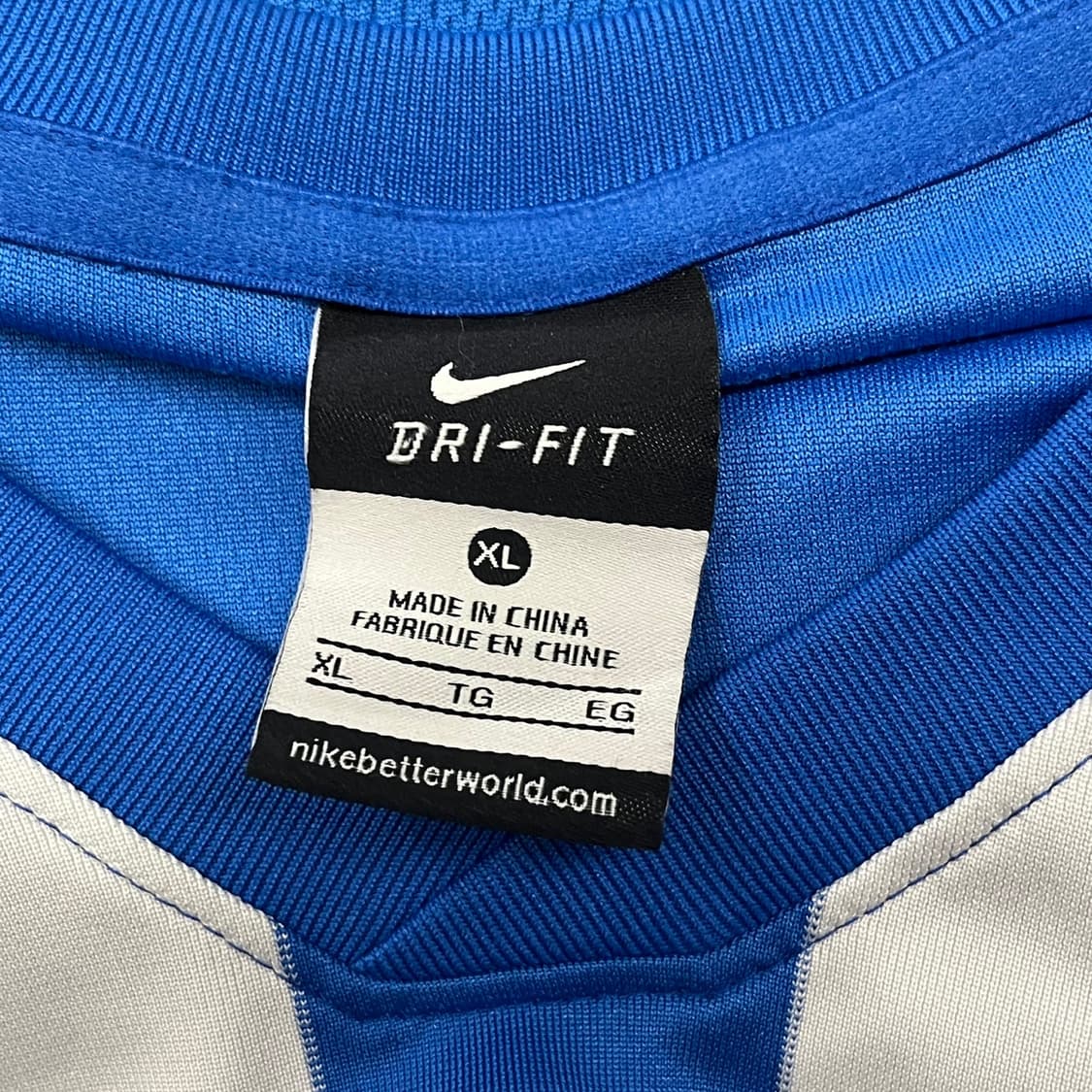 나이키 블루 화이트 포카리 스트라이프 롱슬리브 상품이미지5