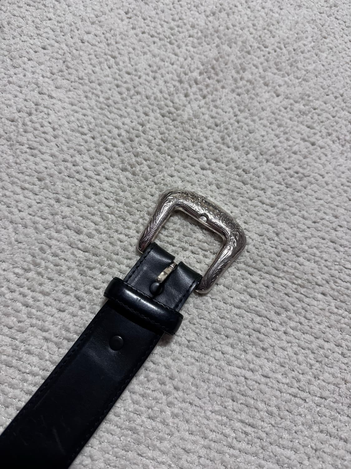 토니라마 웨스턴 카우레더 벨트 32사이즈 상품이미지4