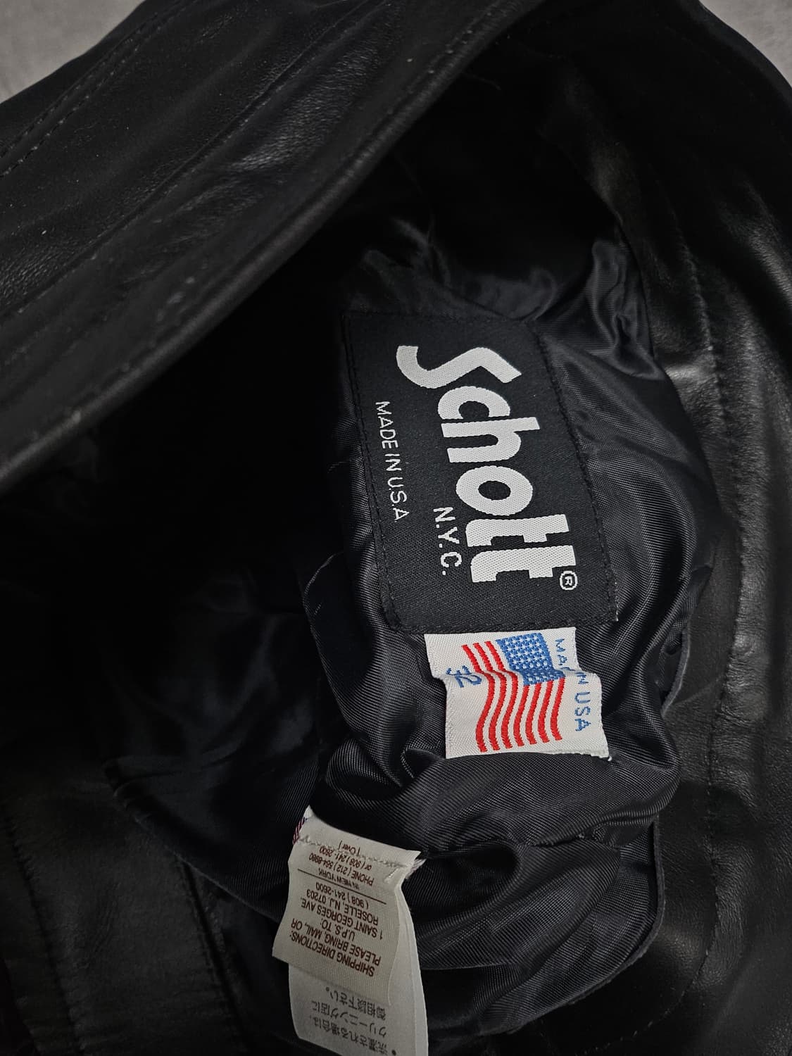 Schott N.Y.C 레더 팬츠  상품이미지4