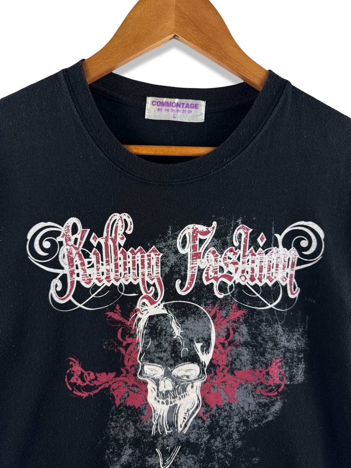 JPN 펑크 스컬 반팔티셔츠2860 상품이미지3