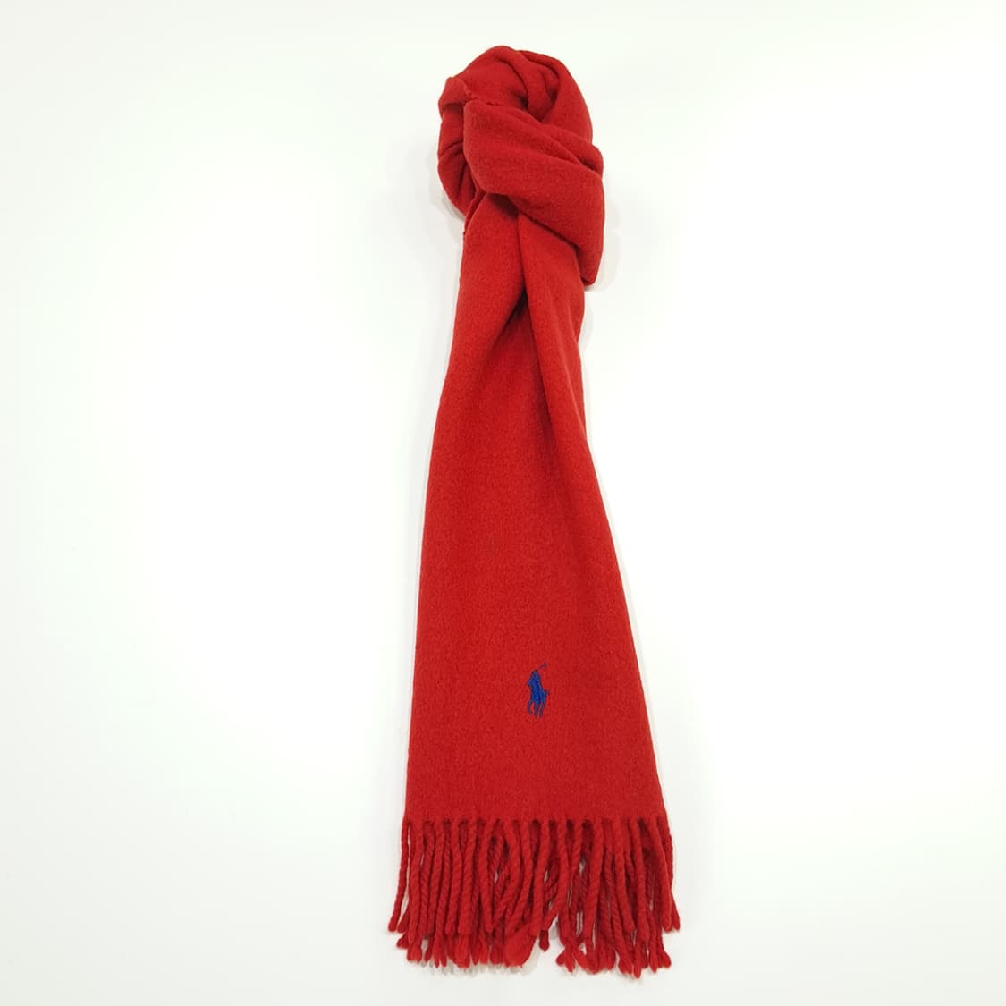 MX190 폴로 랄프로렌 레드 램스울 목도리 머플러 상품이미지4