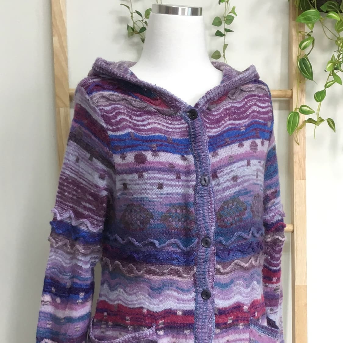 JPN/하구미가디건 모리걸가디건 하구미후드가디건 보헤미안후드가디건 상품이미지2