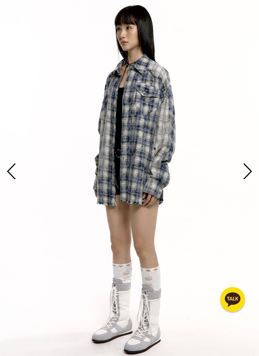 러프넥 셔츠 상품이미지5