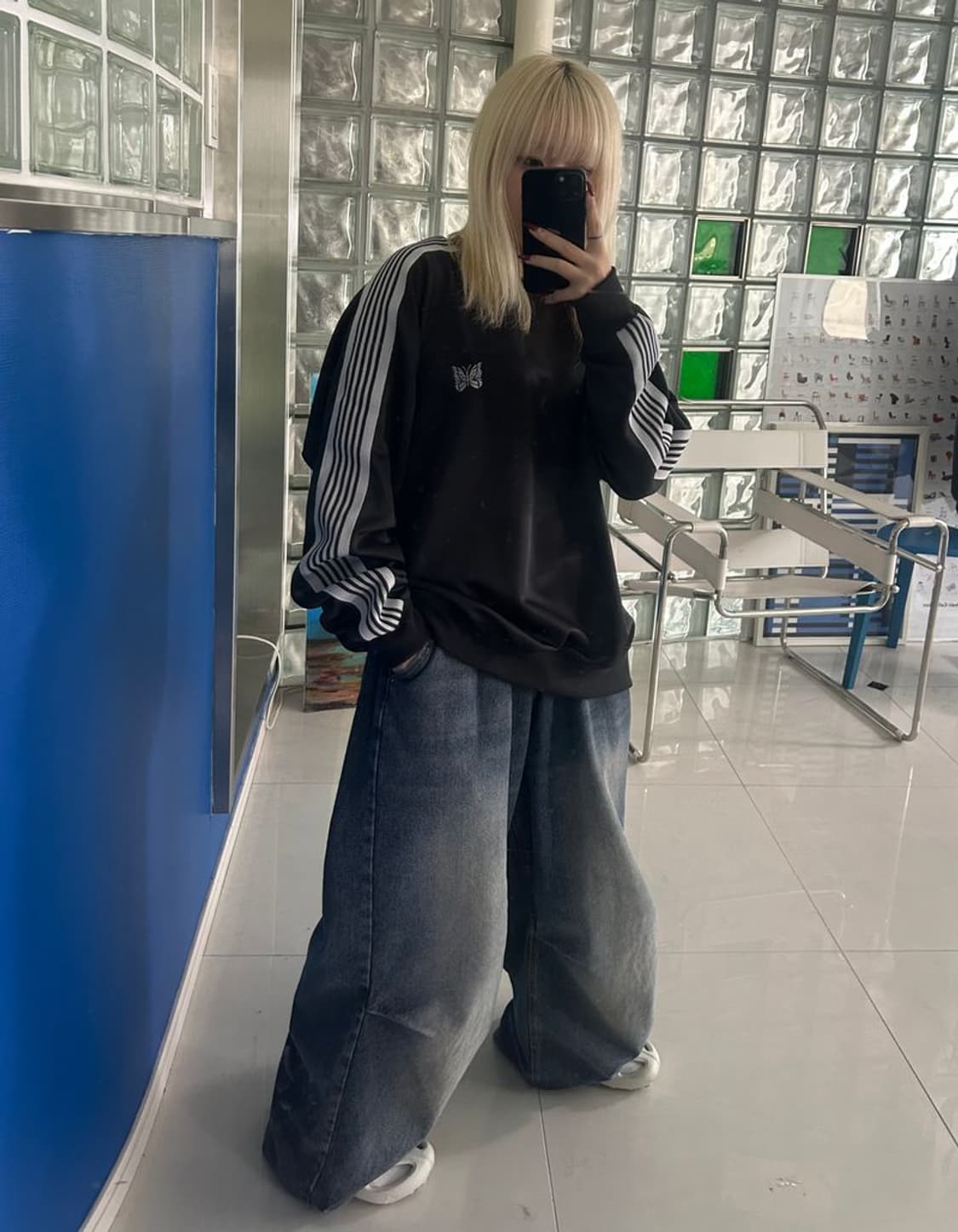 TRACK CREW NECK SHIRT 트랙 크루넥 셔츠 상품이미지2