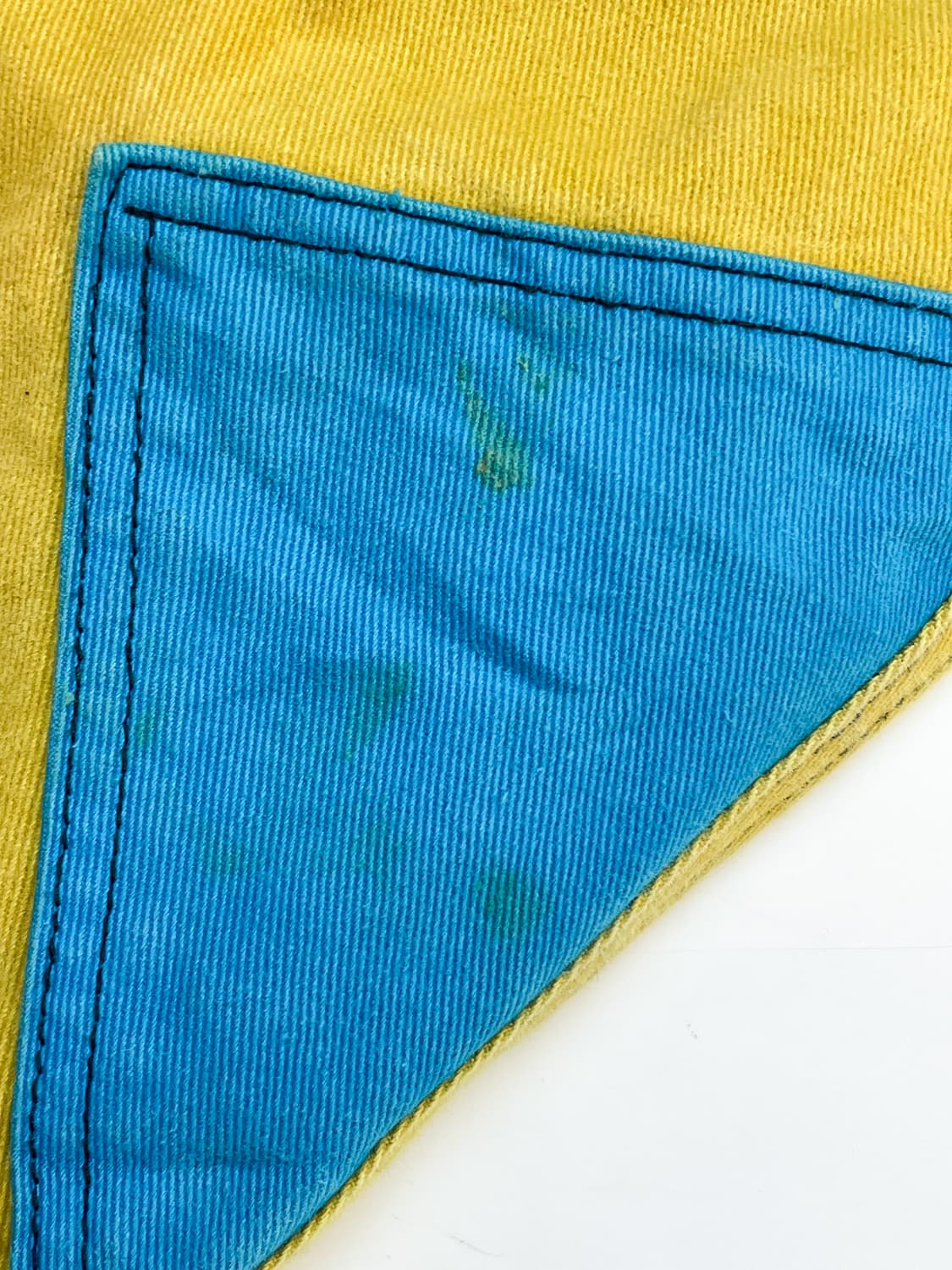 슈페리어 90s 컬러블록 아가일 와이드 테이퍼드 팬츠 상품이미지9