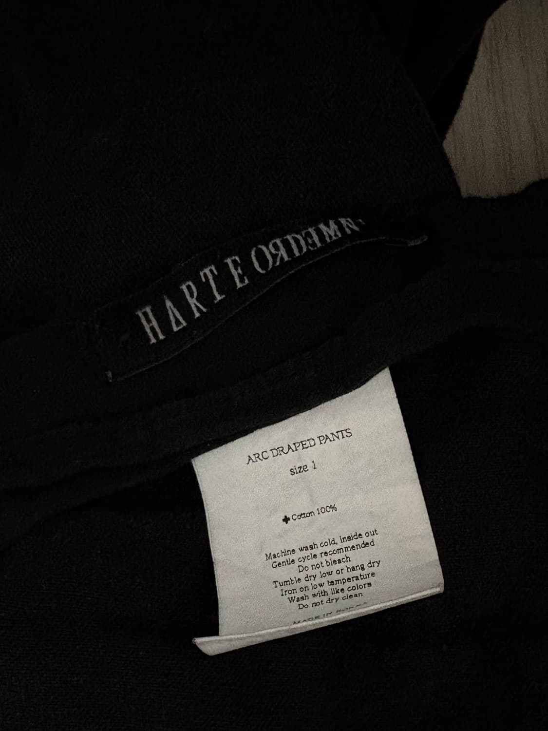 하르테올뎀 Harteordemn : Arc Draped Pants 상품이미지4
