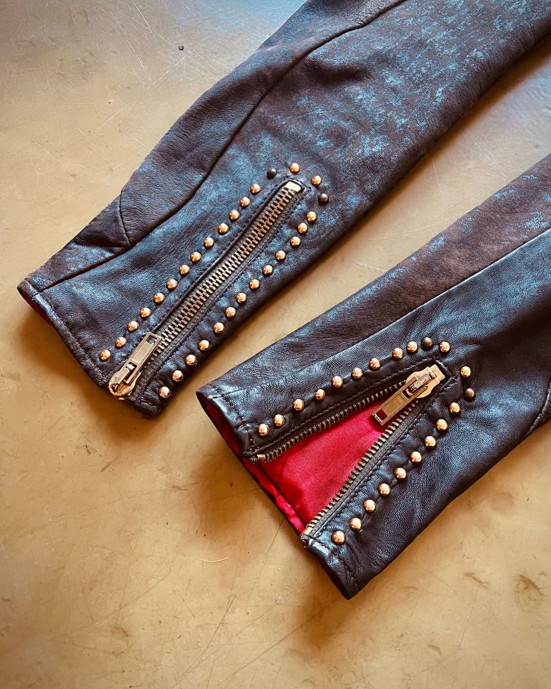 BAD SPIRIT Archive Studs Pelle Rider JK 상품이미지7