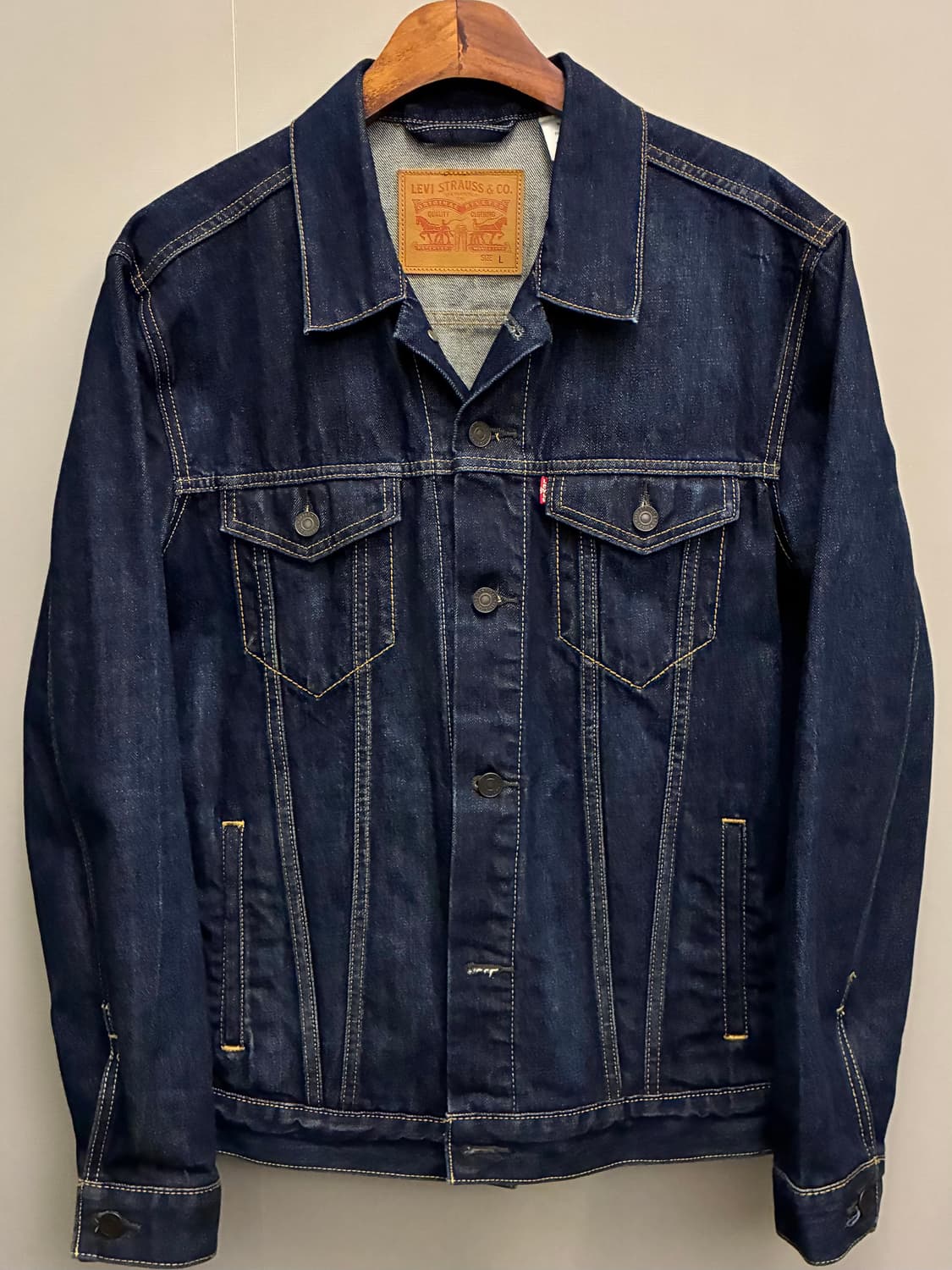 (L)리바이스 3세대 72334 진청 데님 트러커자켓 데님자켓 청자켓 상품이미지1