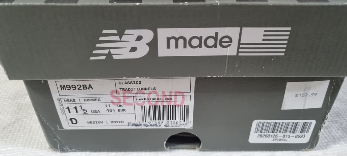 뉴발란스 992 ba 마룬 295 상품이미지7