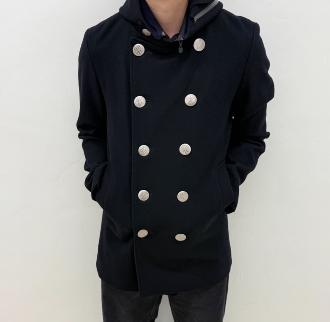 엔 할리우드 후드 피코트 상품이미지1