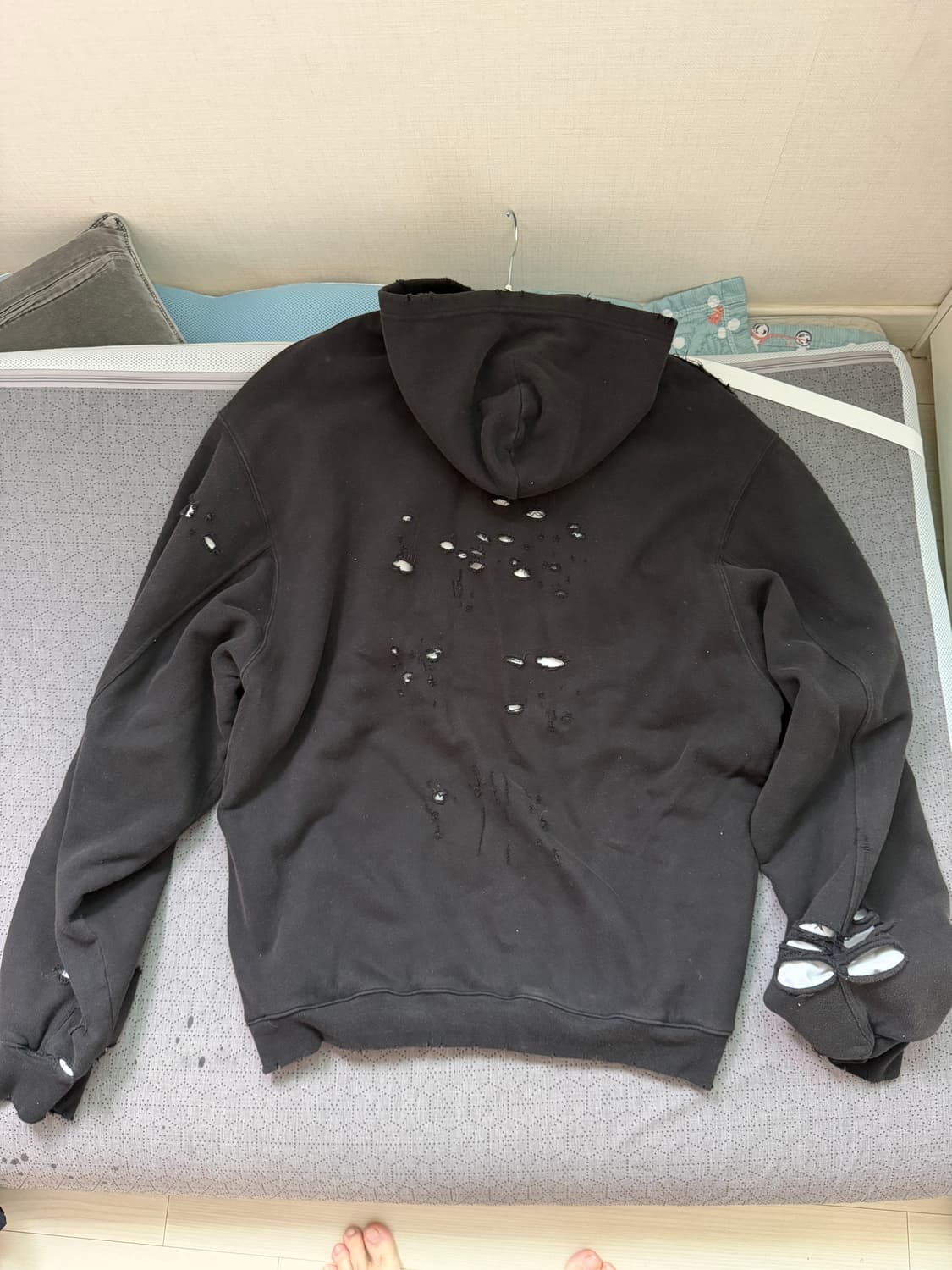 [xs]발렌시아가 디스토로이드 후드 블랙 상품이미지2