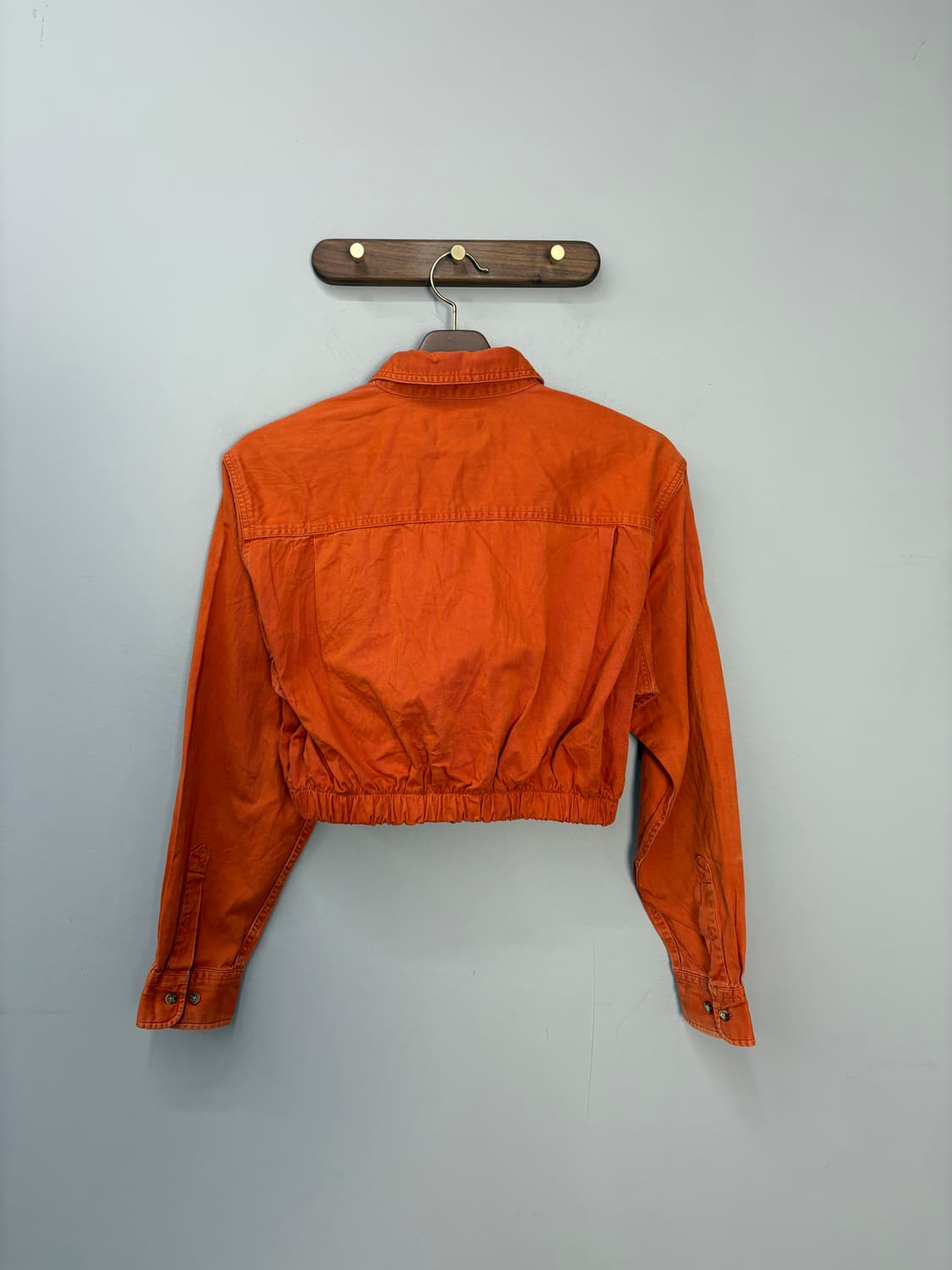 칼하트 커스텀 투웨이 오렌지 크롭 자켓 A2839 상품이미지4