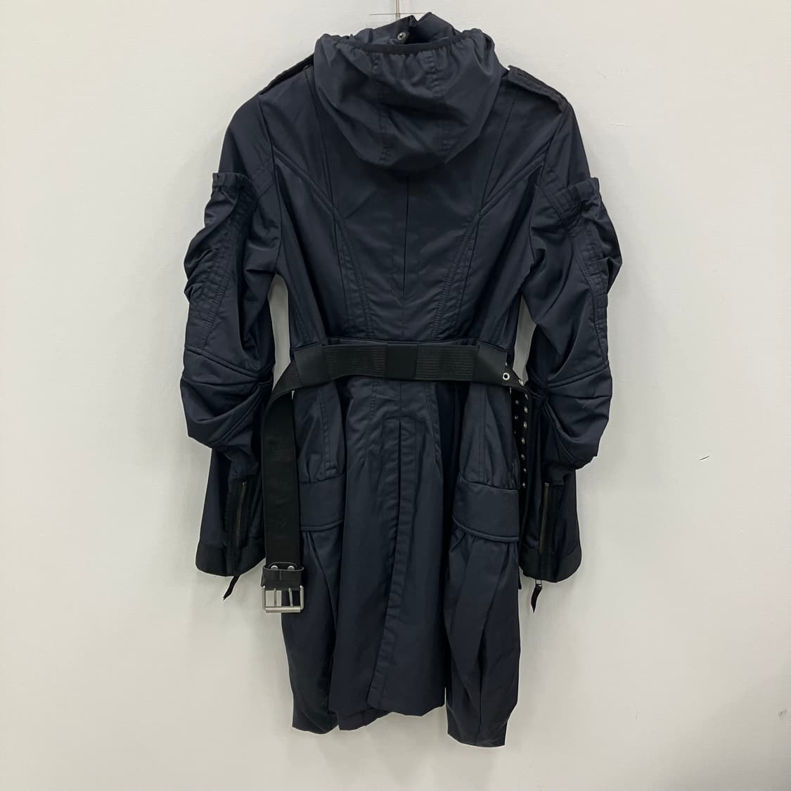 Marithe Francois girbaud 후드 벨티드 코트 S 상품이미지2