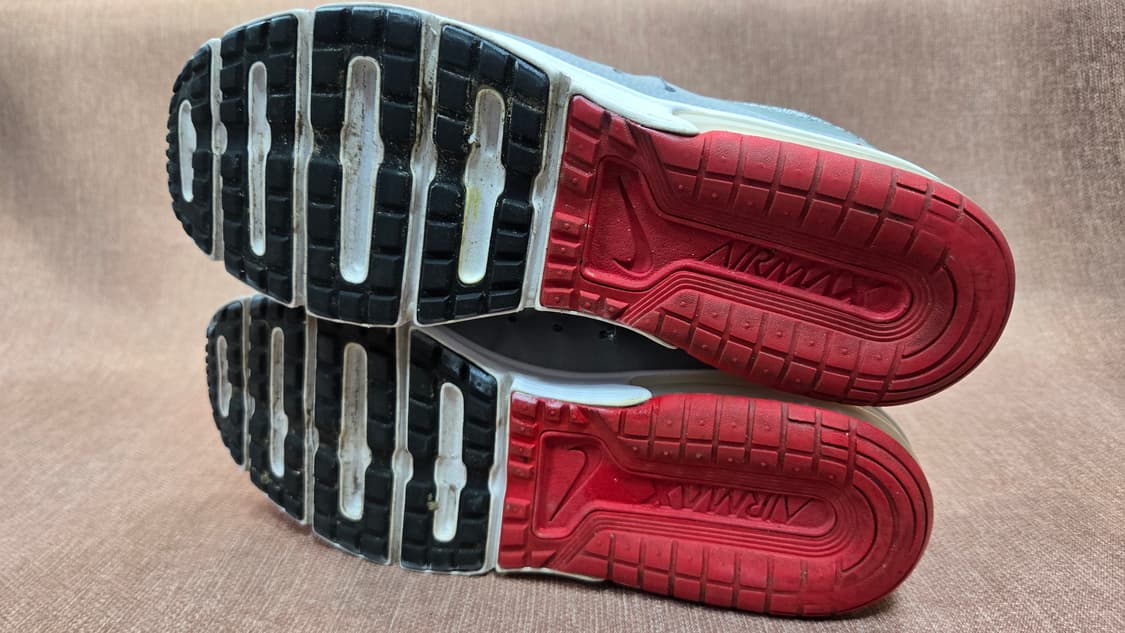 나이키 265mm- 에어 맥스 시퀀스 3 회색 및 빨간색 스니커즈 상품이미지6