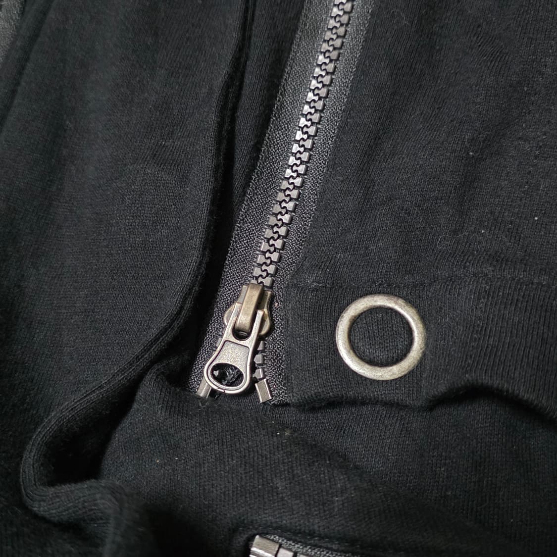 돌리엔젤 펑크 락시크 후드 투웨이 스웻 집업 y2k 오네갸루 d.i.a깔 상품이미지6