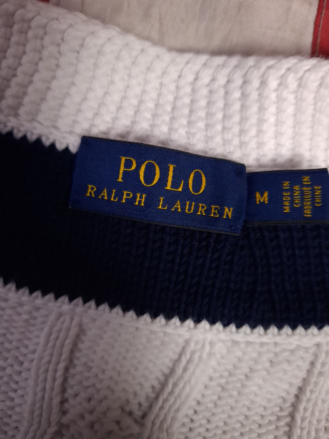 새제품급 신형 오리지날 랄프로렌폴로 우먼용 코튼 크리켓니트 상품이미지3