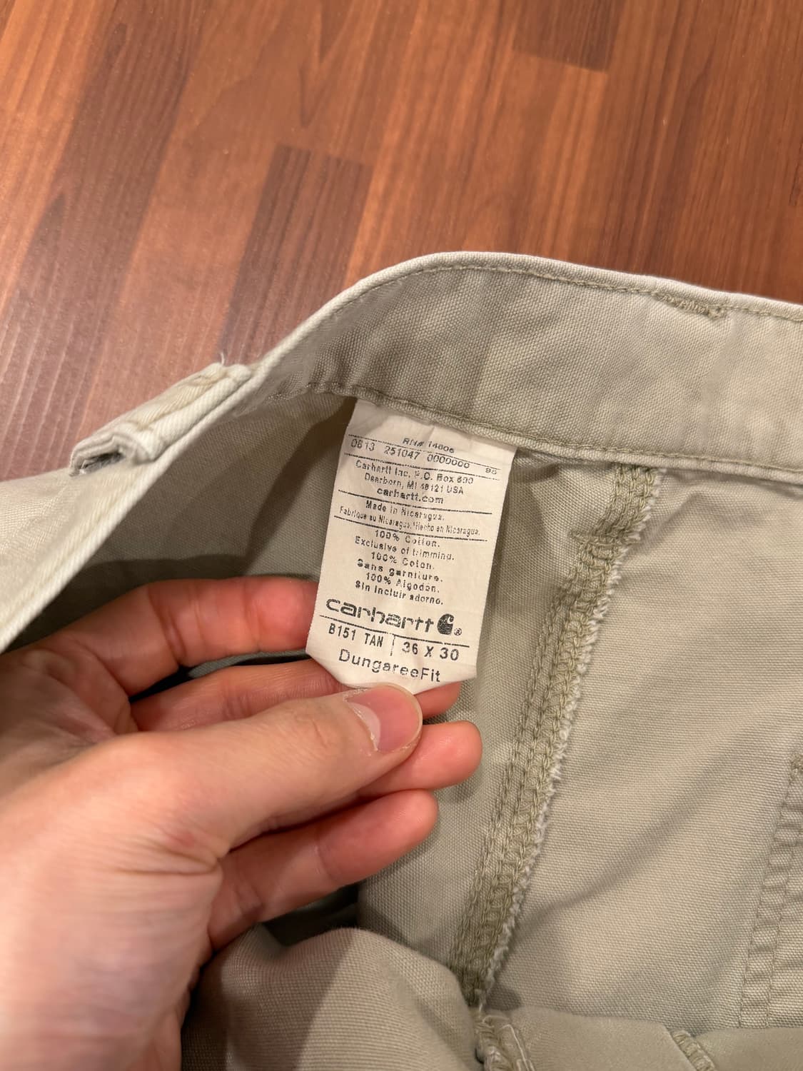 Carhartt 칼하트 카펜터 워크 팬츠 (35inch) 상품이미지10