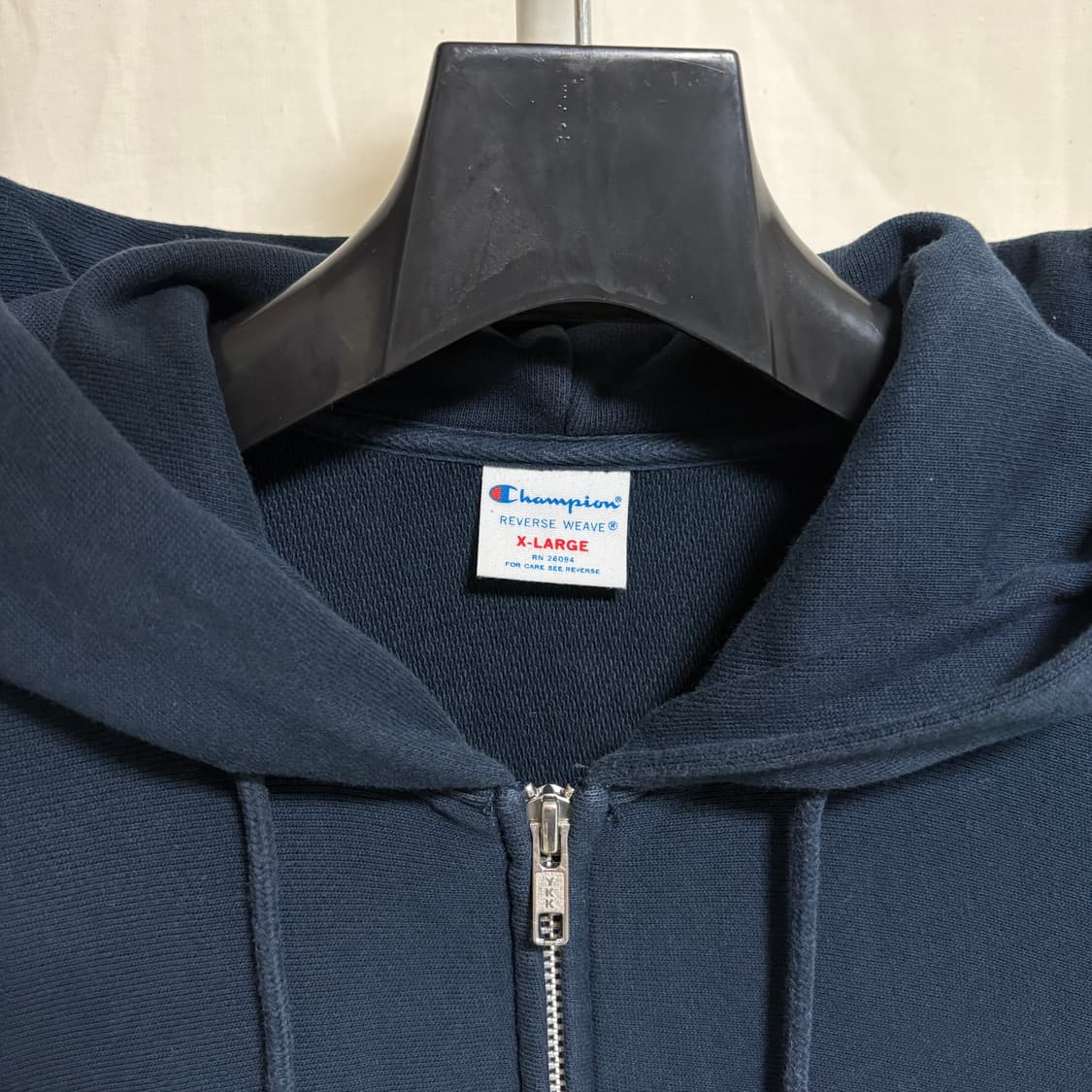 챔피온 리버스위브 후드집업 / 네이비, XL 상품이미지4