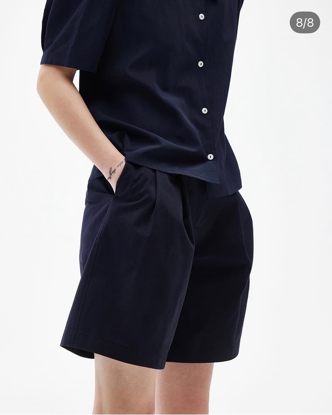 알테 핀턱 하프 팬츠  상품이미지1