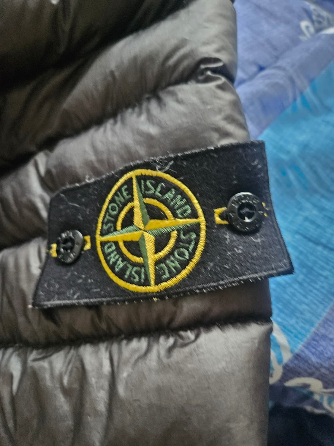 정품 스톤아일랜드 가먼트 다이 구스다운 패딩 L사이즈 상품이미지6