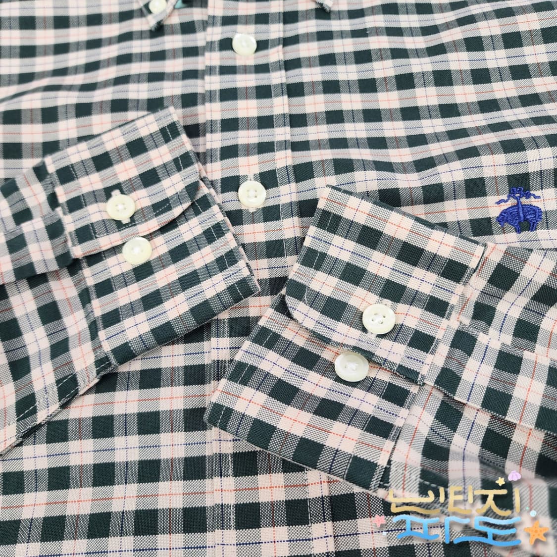 S 브룩스브라더스 리젠트 체크 셔츠 상품이미지5