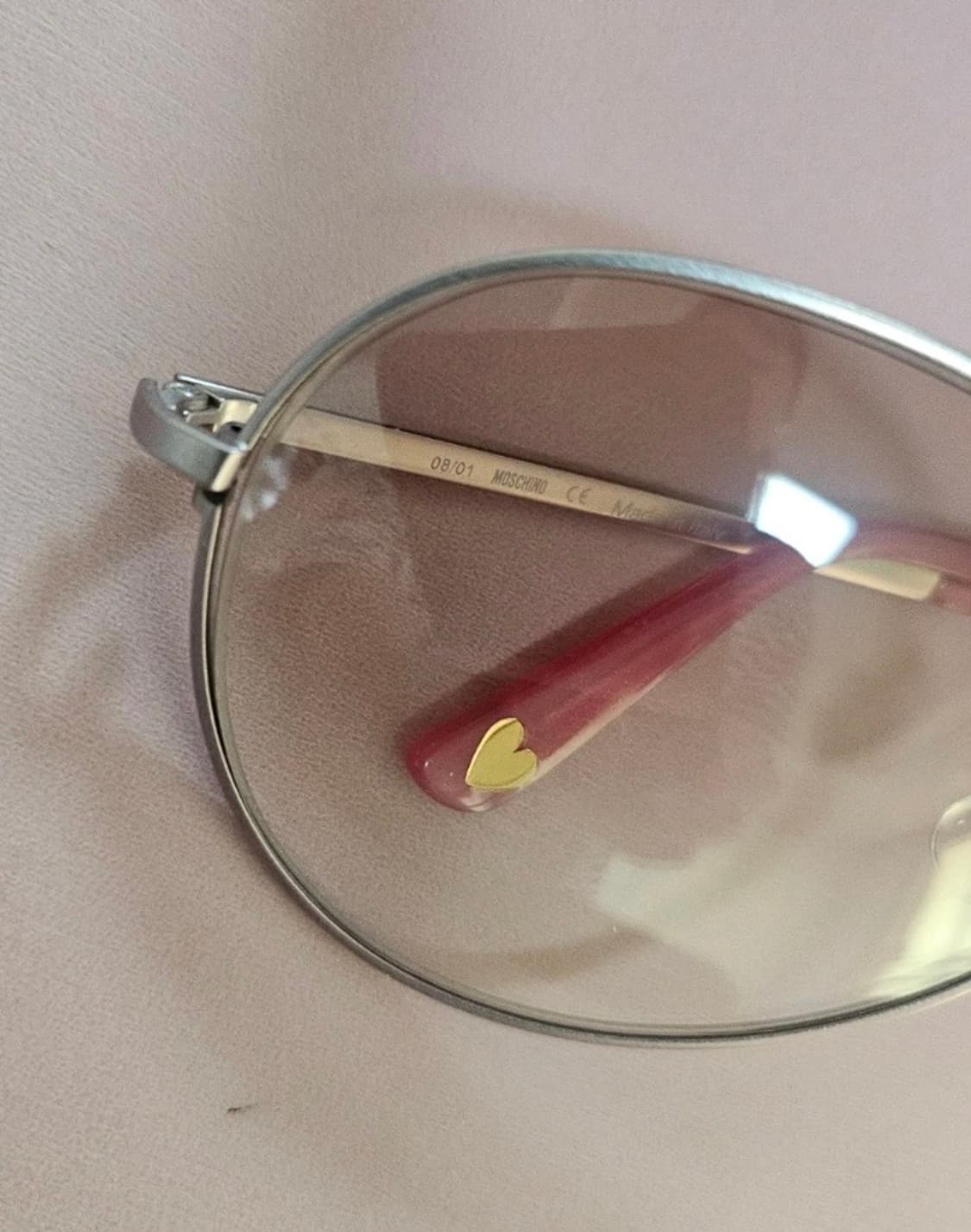 MOSCHINO  핑크 하트 선글라스 상품이미지4