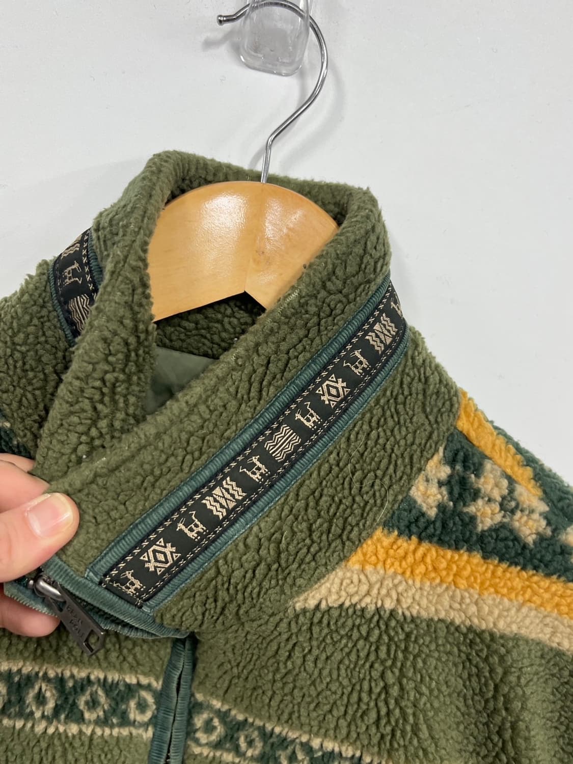 빈폴 빈티지 노르딕 패턴 후리스 집업 상품이미지4