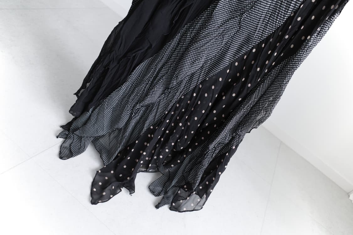 dot unbalanced skirt 상품이미지3