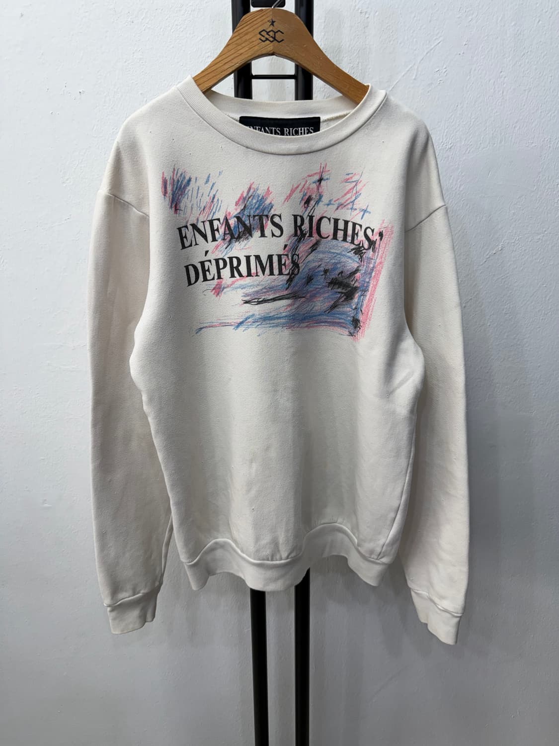 정품) 앙팡리쉬 데프리메 여성 흰색 맨투맨 S 상품이미지1