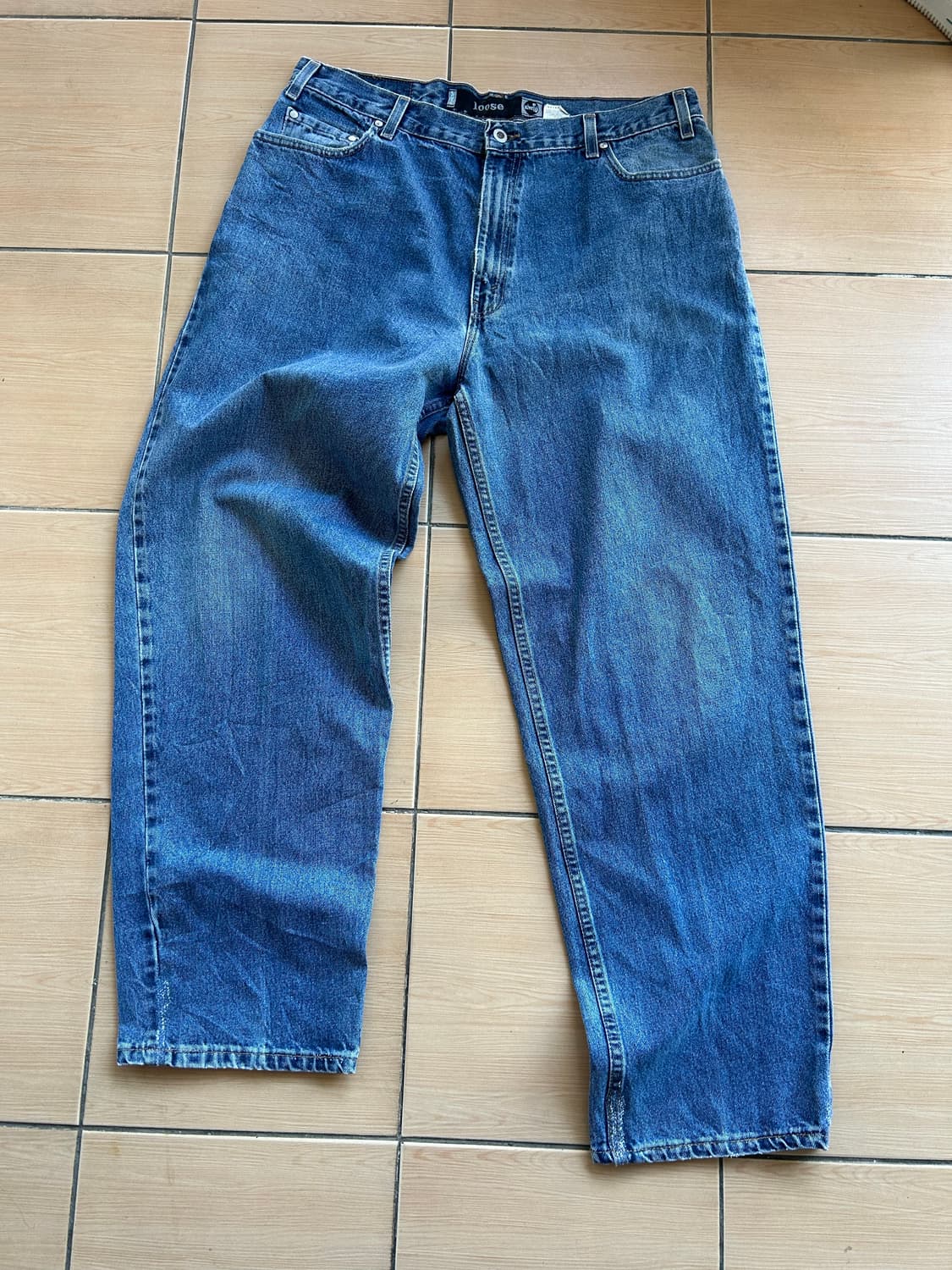 90‘s USA 리바이스 실버탭 루즈 38in 상품이미지1