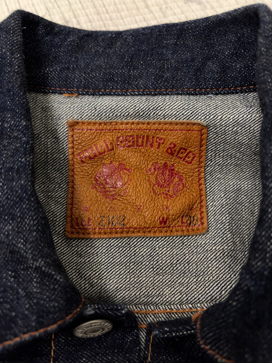 풀카운트 2102W 데님자켓 상품이미지3