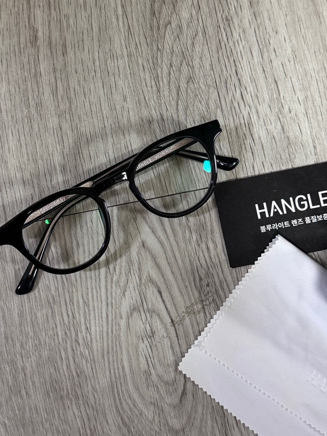 한글안경 안경테 서울컬렉션 연희 블랙  상품이미지3
