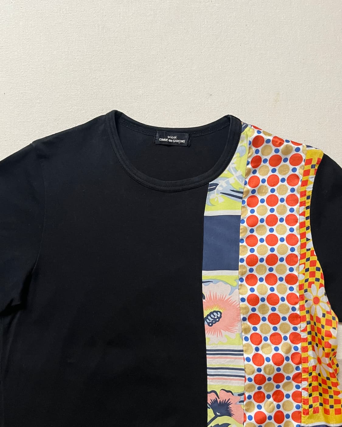 꼼데가르송 패치워크 프린트 티셔츠 Comme des Garcons 상품이미지5