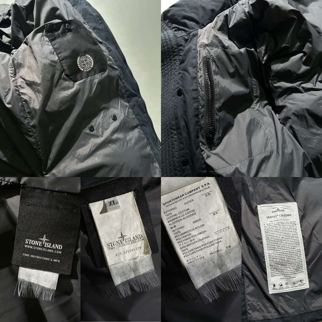 스톤아일랜드 사이드와펜 Ventile L34 다운 패딩 상품이미지9