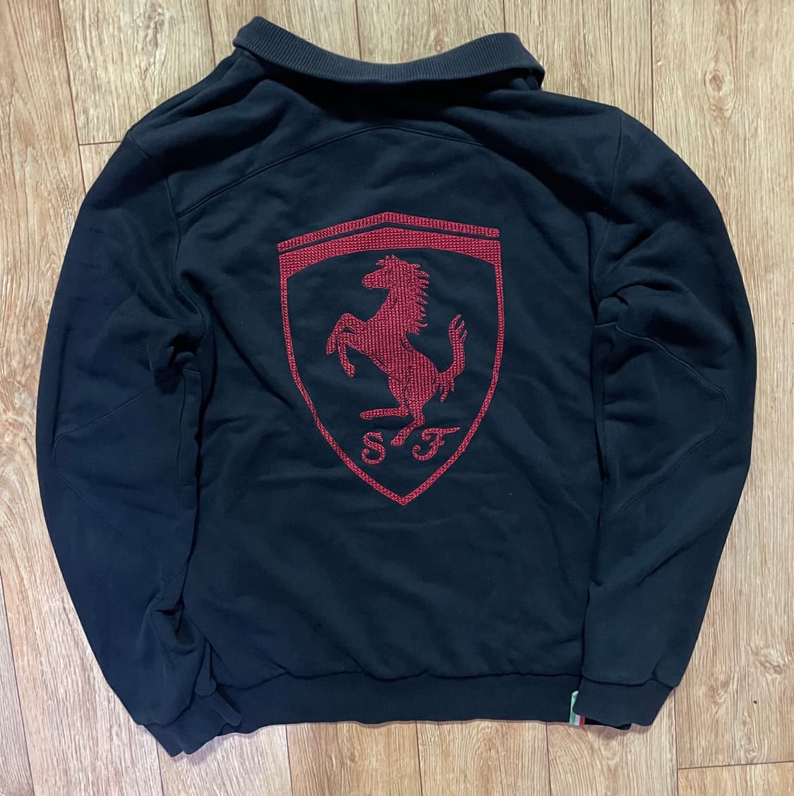 puma 푸마 페라리 블랙 트랙탑 져지 L 자켓 퓨마 상품이미지2