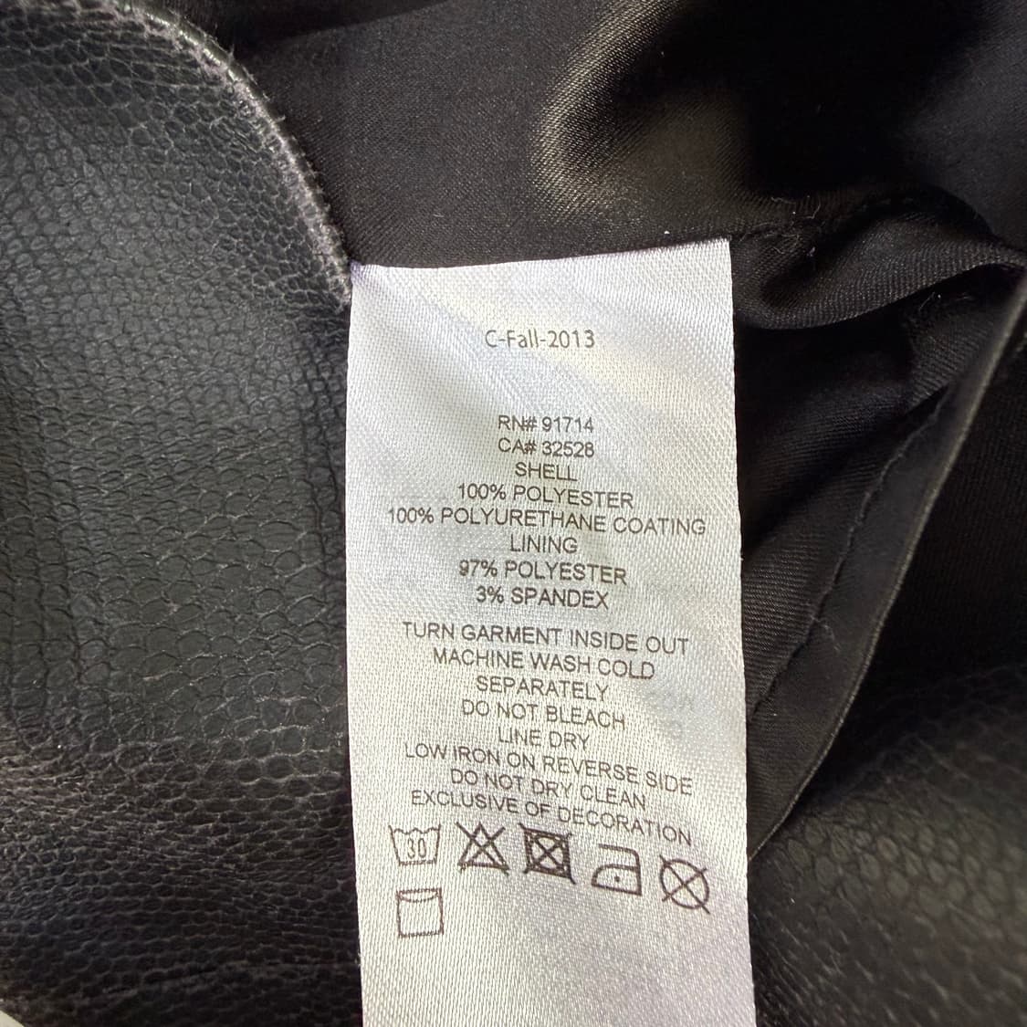 실측확인 아르마니 민소매 가죽 원피스 0304T 상품이미지5