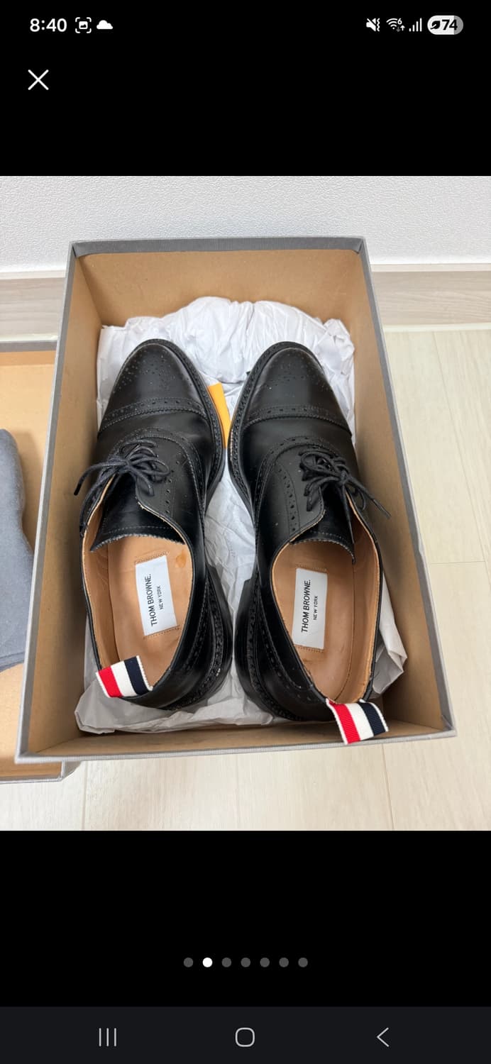 톰브라운 브로그 윙팁 사이즈41.5 상품이미지2