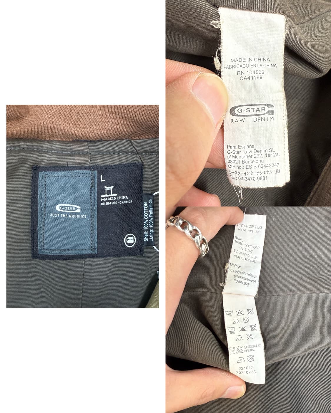 지스타로우 그런지 밀리터리 후드 자켓 상품이미지8