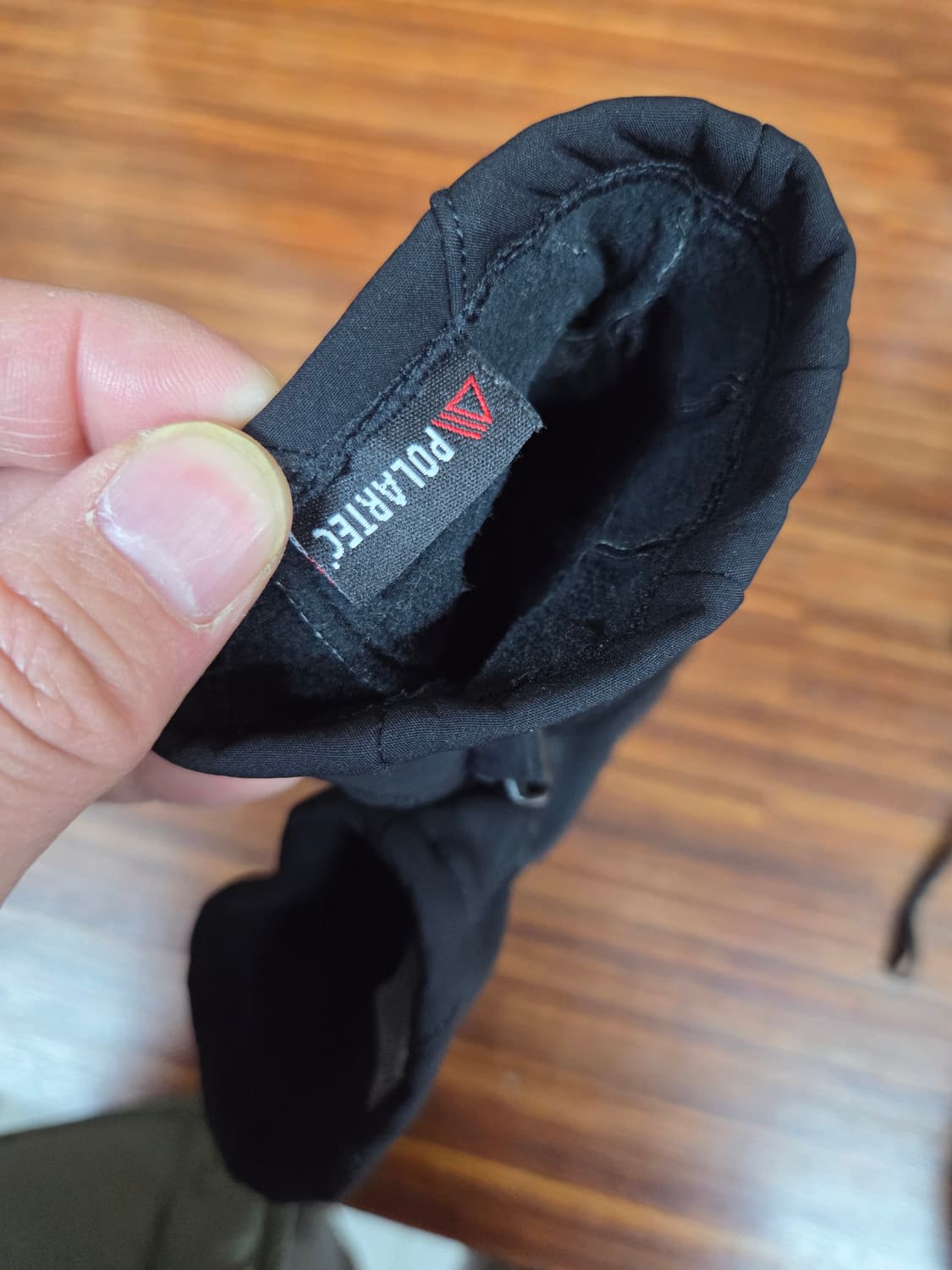 코오롱스포츠 여성 폴라텍 핑크 자수로고 장갑 m 상품이미지3