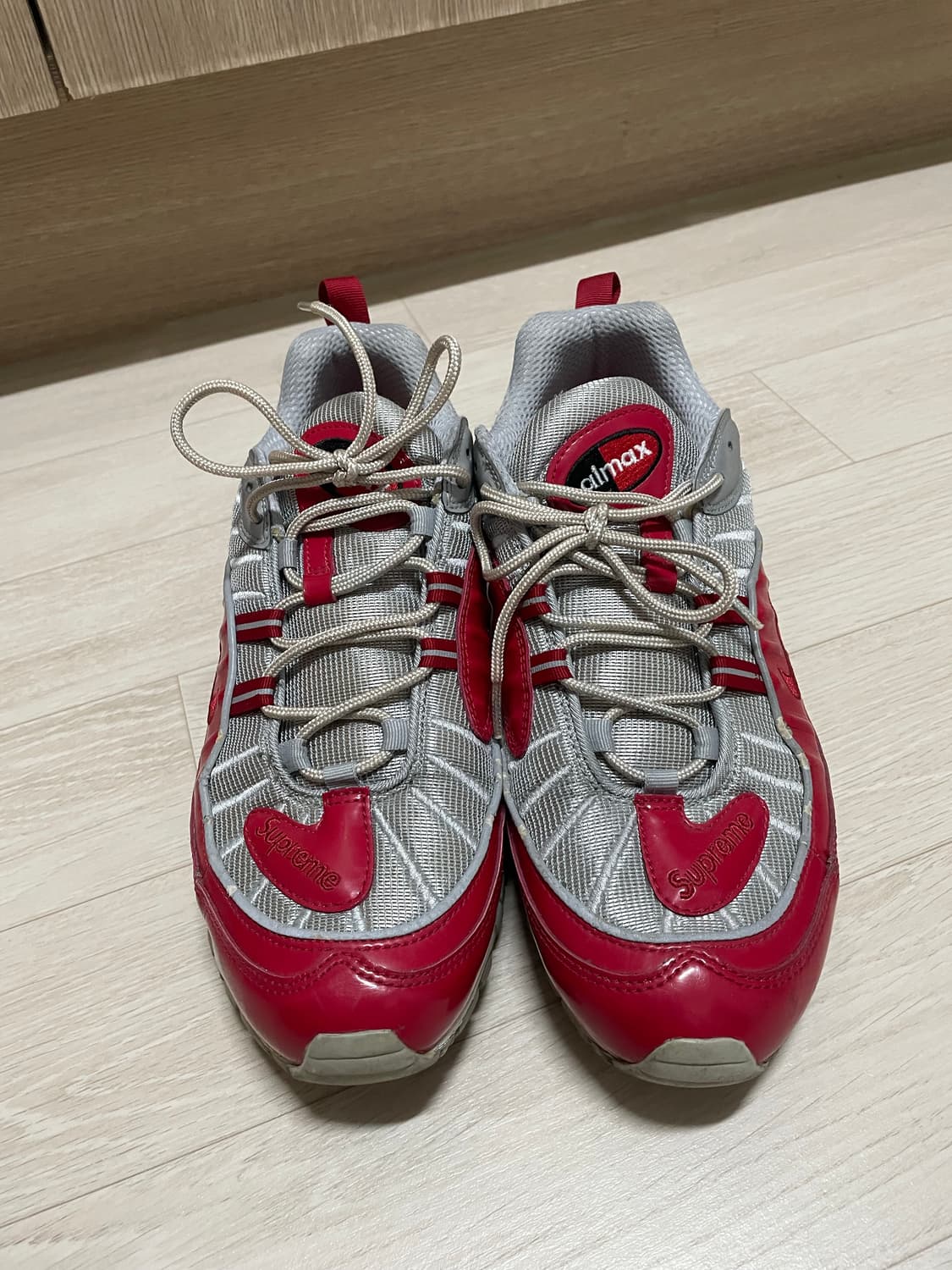 나이키 슈프림 맥스98 레드 상품이미지1