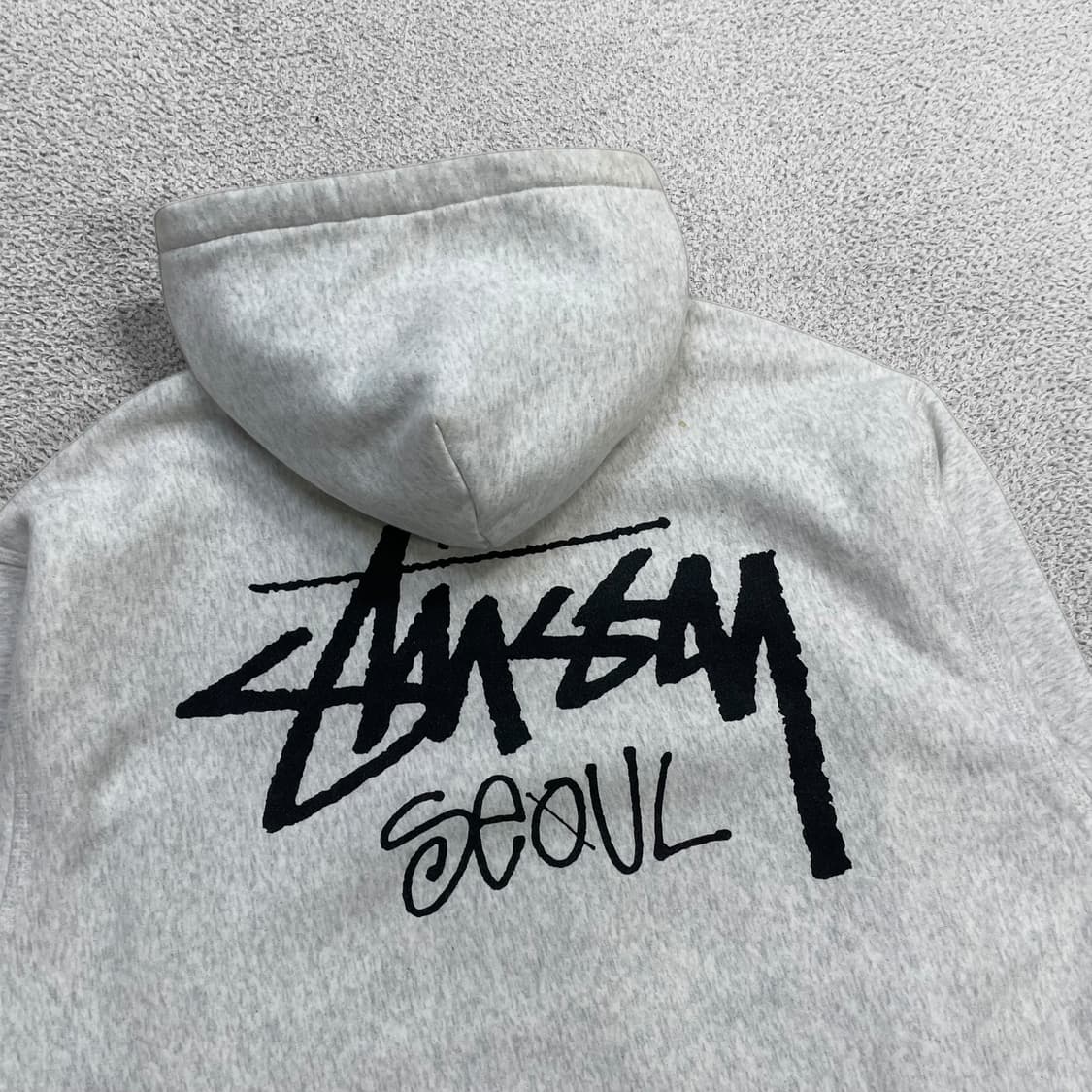 스투시 Stussy 서울 후드티 라이트그레이 상품이미지3
