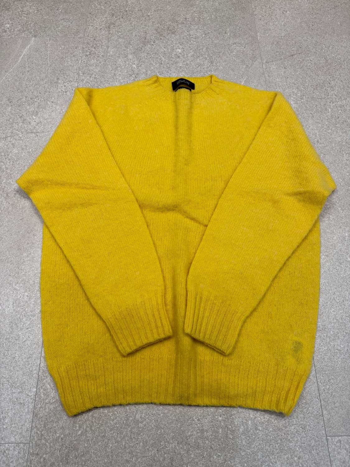 HOWLIN 하울린 쉐기독 니트 L 옐로우 노랑 상품이미지3