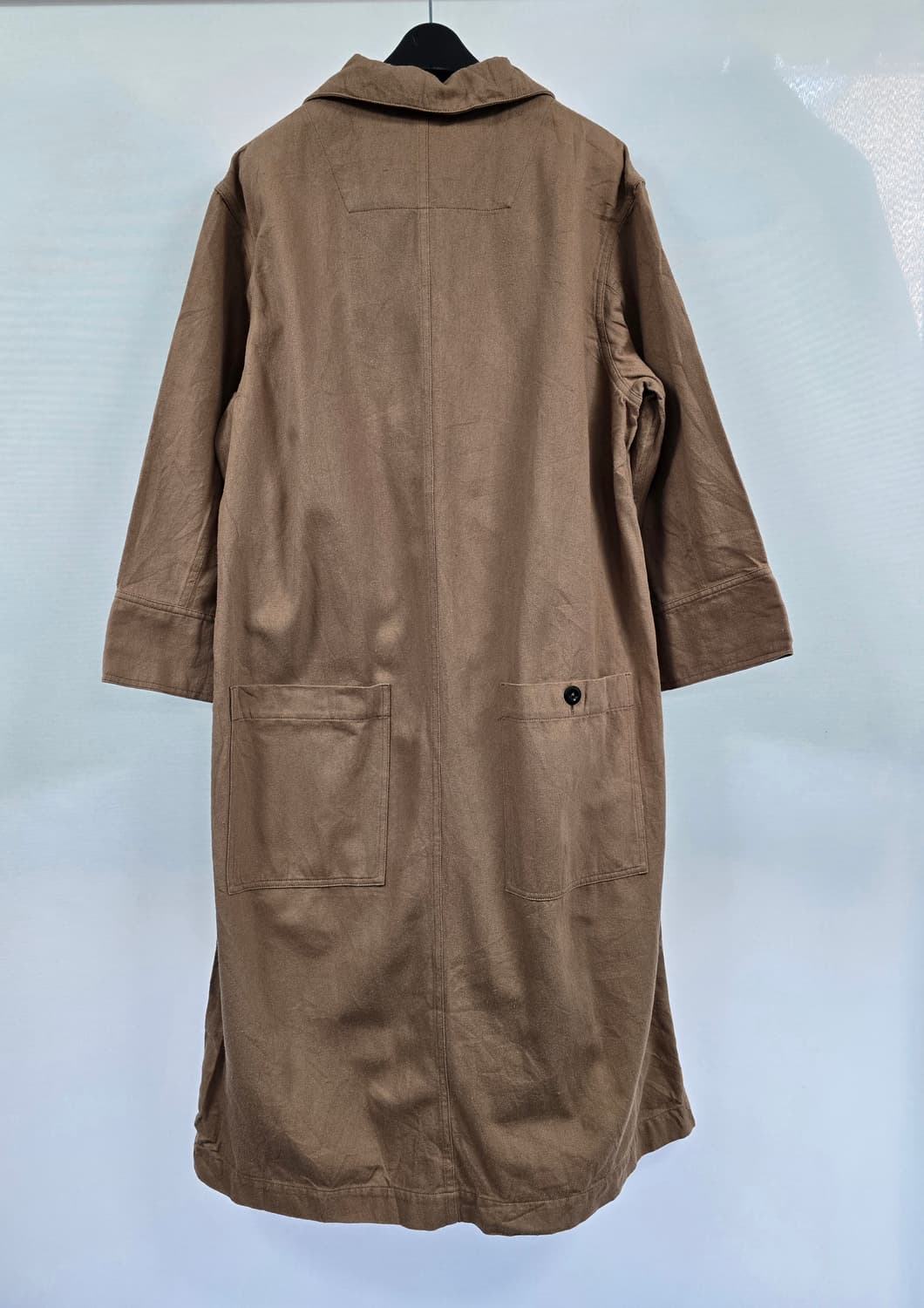 MHL 마가렛호웰 브라운 포켓 코튼 원피스 상품이미지3