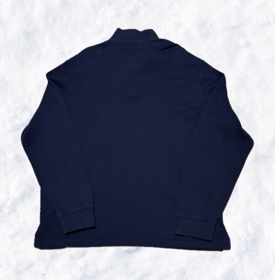 폴로 랄프로렌 네이비 반집업 니트 (QR) 상품이미지3