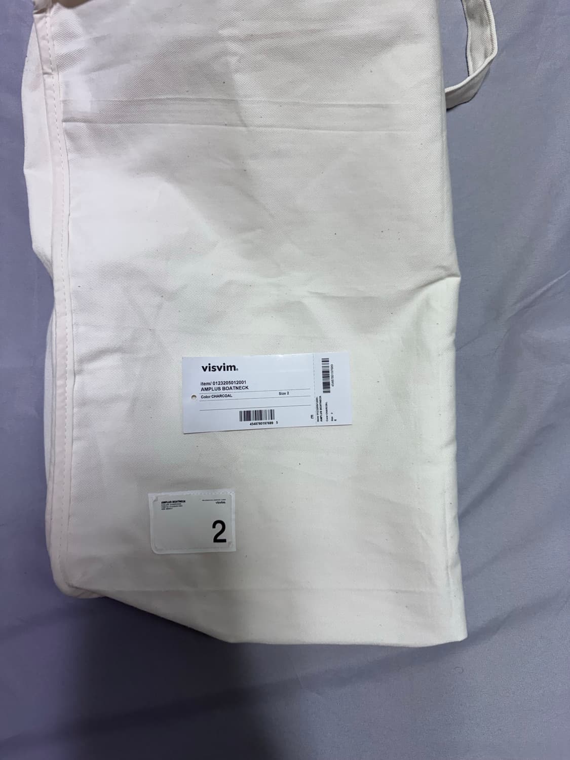 (주간 특가)[2] 비즈빔 23aw 엠플러스 보트넥 차콜 상품이미지5