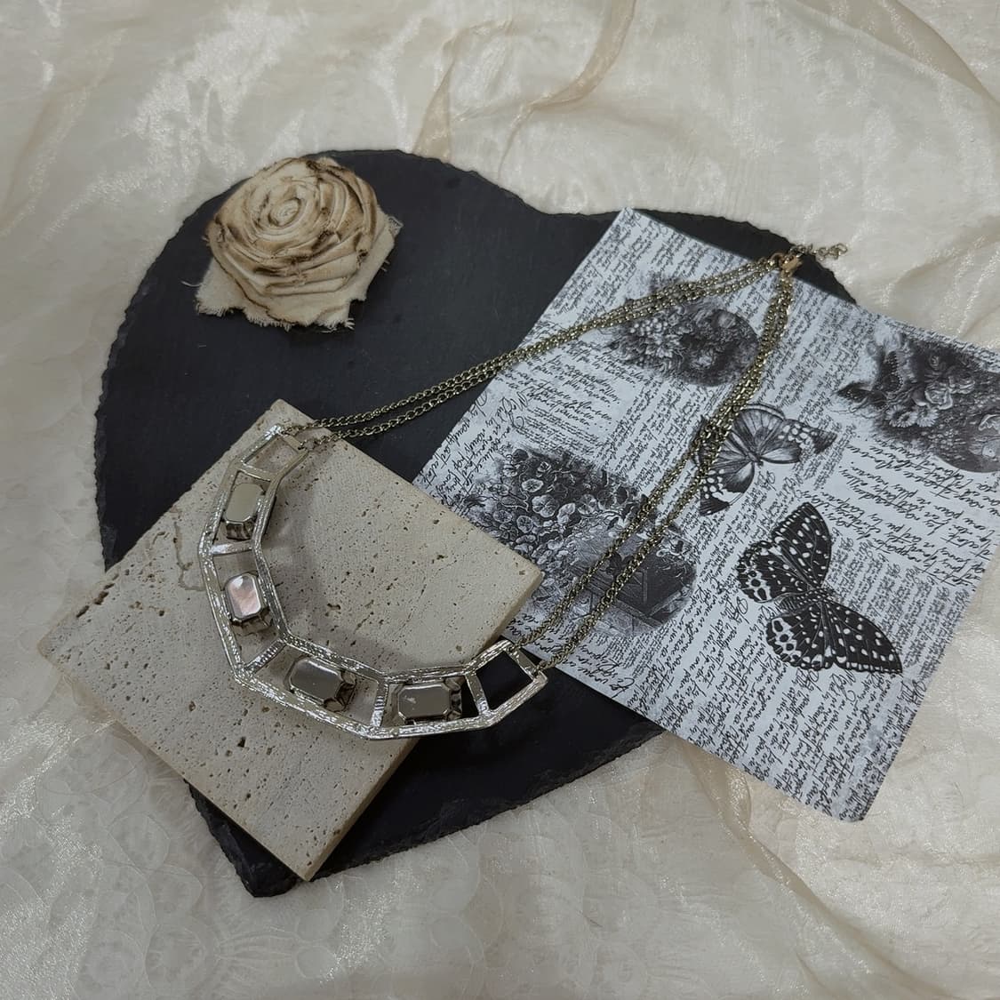 빈티지 고딕 오리엔탈 레이어드 목걸이 상품이미지3