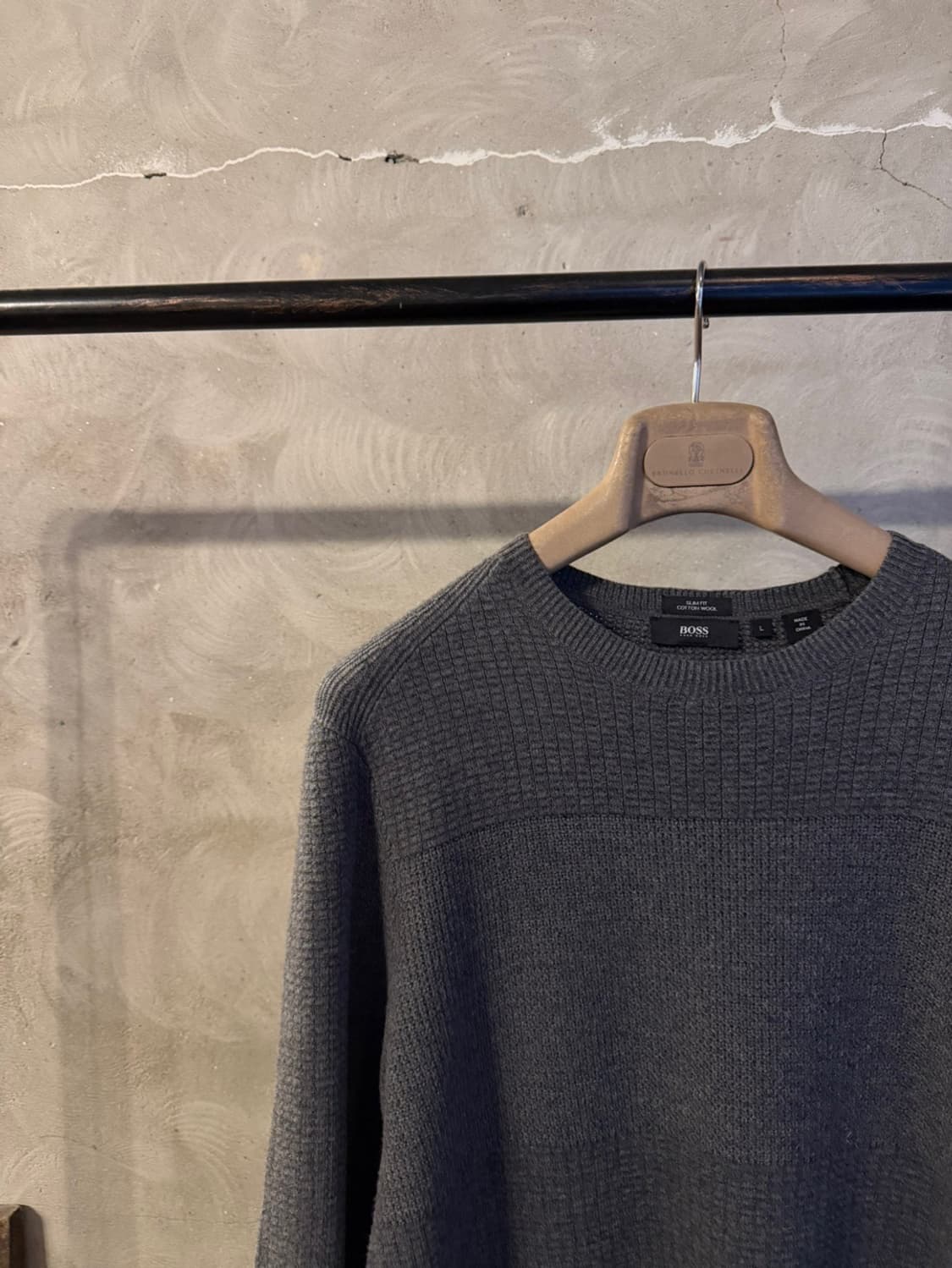 휴고보스 블랙라벨 크루넥 니트 100 상품이미지2