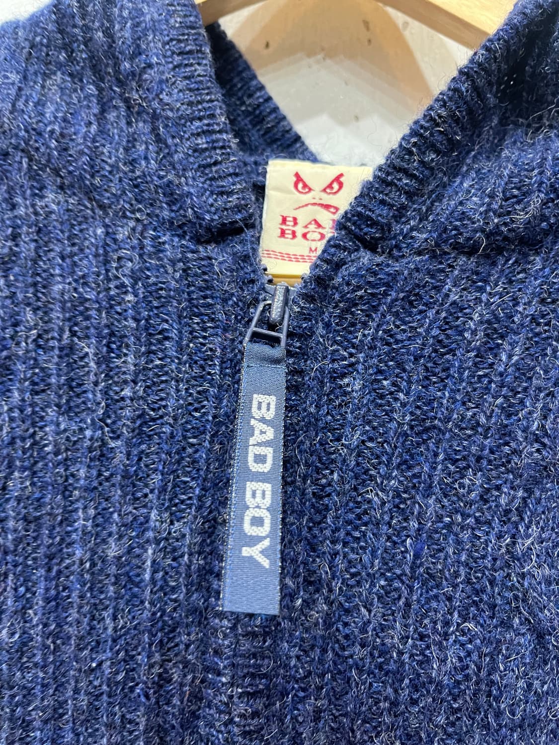 BadBoy 배드보이 퓨어울 케이블 니트 후드집업 우먼즈 상품이미지3