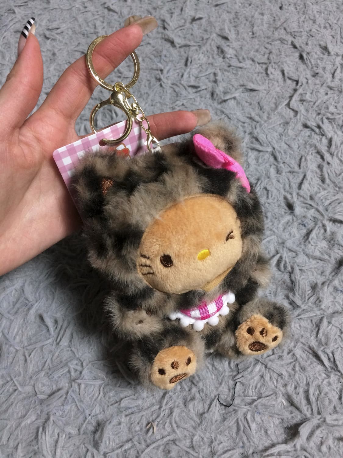 고전 희귀 레어템 산리오 호피 갸루 태닝키티 키링 헬로키티 인형 상품이미지5